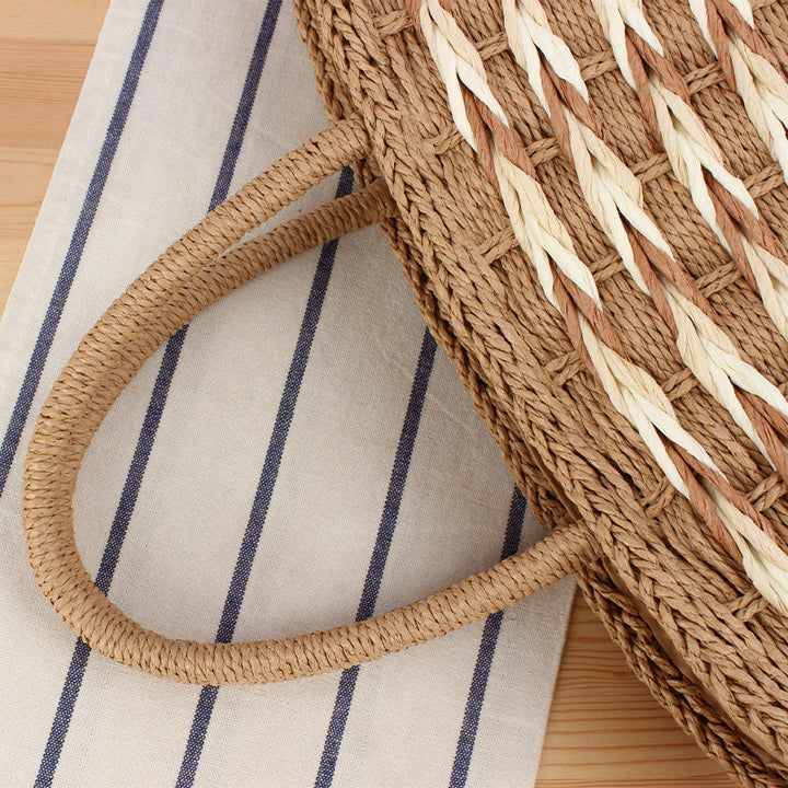 Braided shopping and beach bag Kalsten