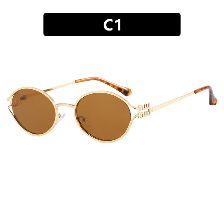 Ladies elegant oval sunglasses Kalsten