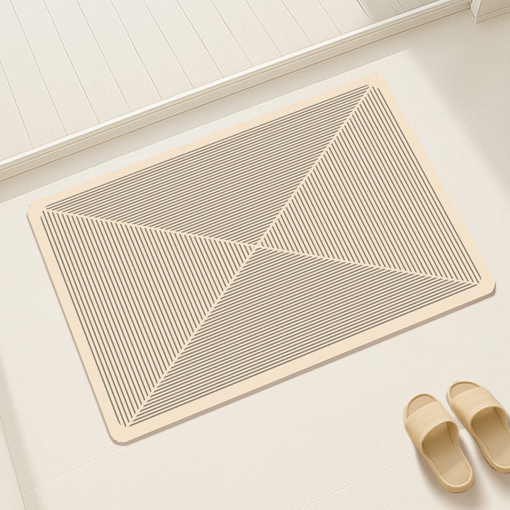 Geometric Pattern Kitchen Mat