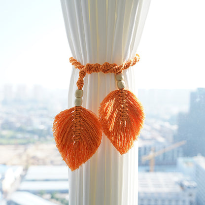 Decorative Macrame Leaf Wall Hanger Acalora