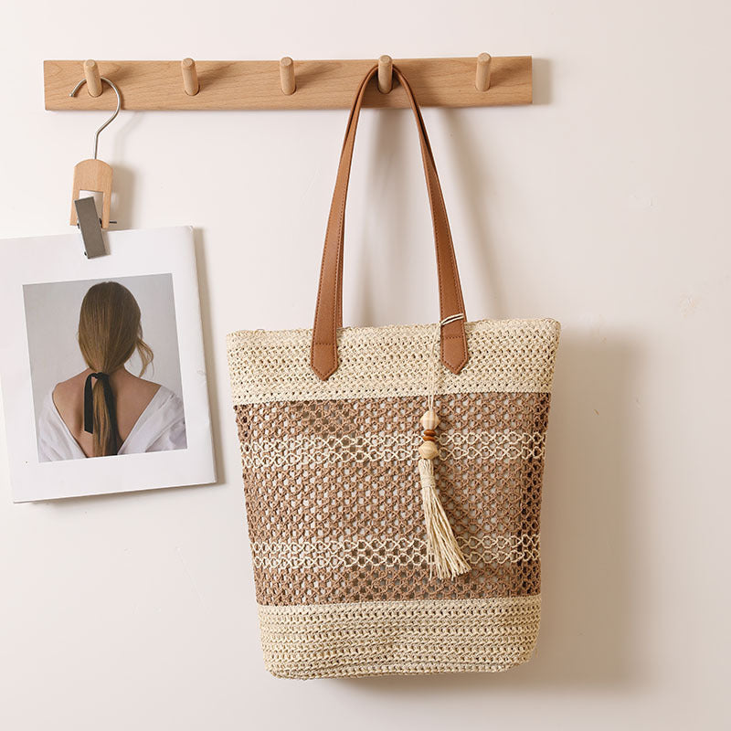 Braided Tote Bag Made From Natural Materials Kalsten