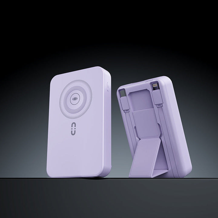Portable power bank with integrated stand function and fast charging system Kalsten