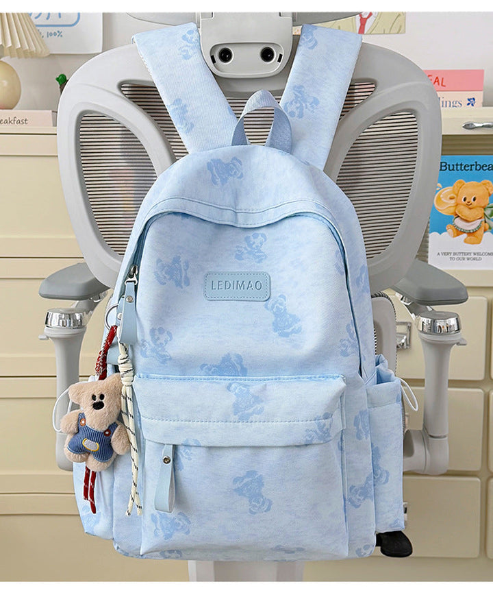 Cartoon Character Design School Backpack
