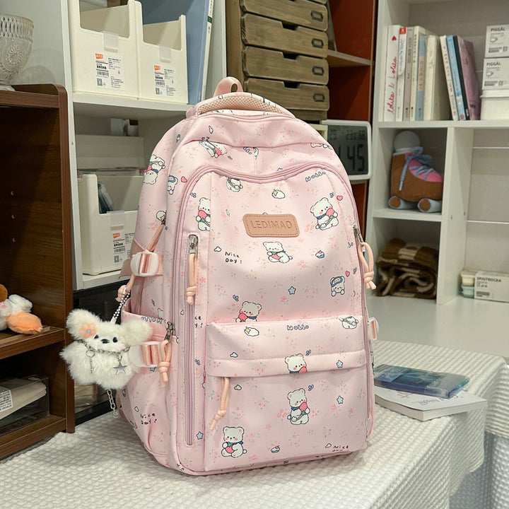Cute Character-Themed School Backpack