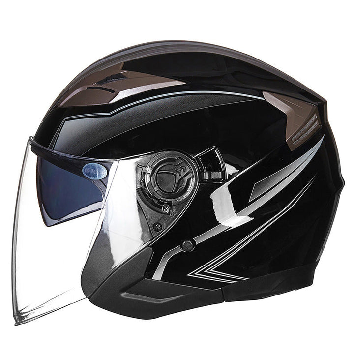 Full-Face Motorcycle Helmet with Integrated Visor Kalsten