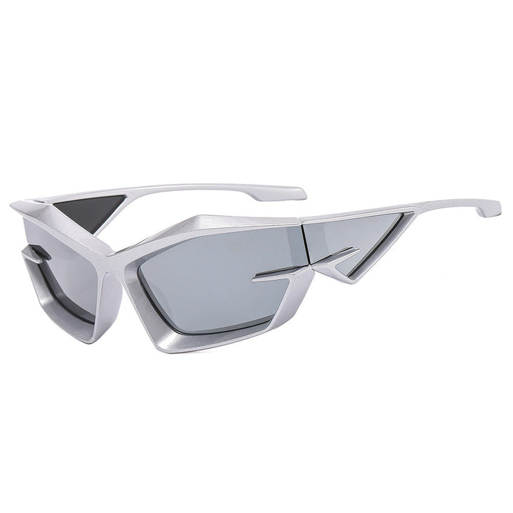 Women futuristic sunglasses with unique polygon design Kalsten