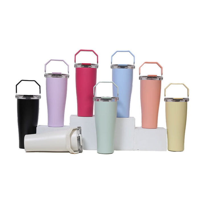 Unisex ergonomic travel mug with integrated handle Kalsten