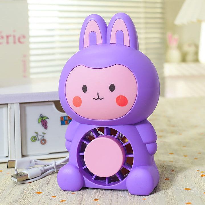 Women's portable USB mini fan in cute rabbit design Kalsten