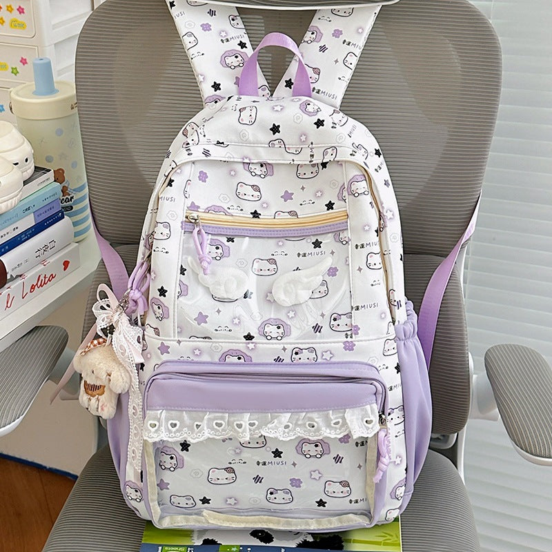 Cute Character-Themed School Backpack