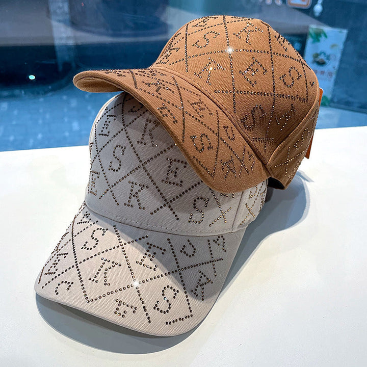 Women's Rhinestone-Embellished Adjustable Baseball Cap Kalsten