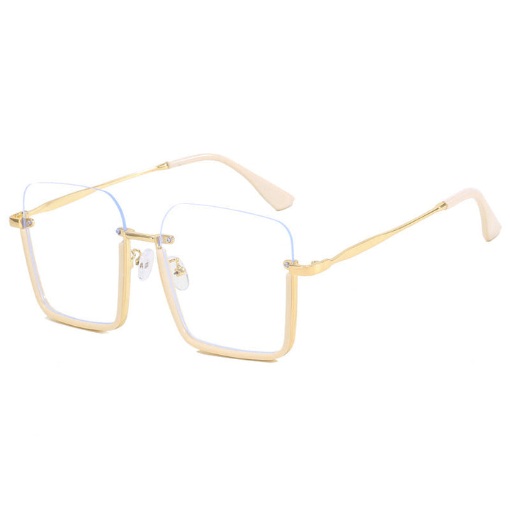 Women oversized sunglasses with elegant geometric frame Kalsten