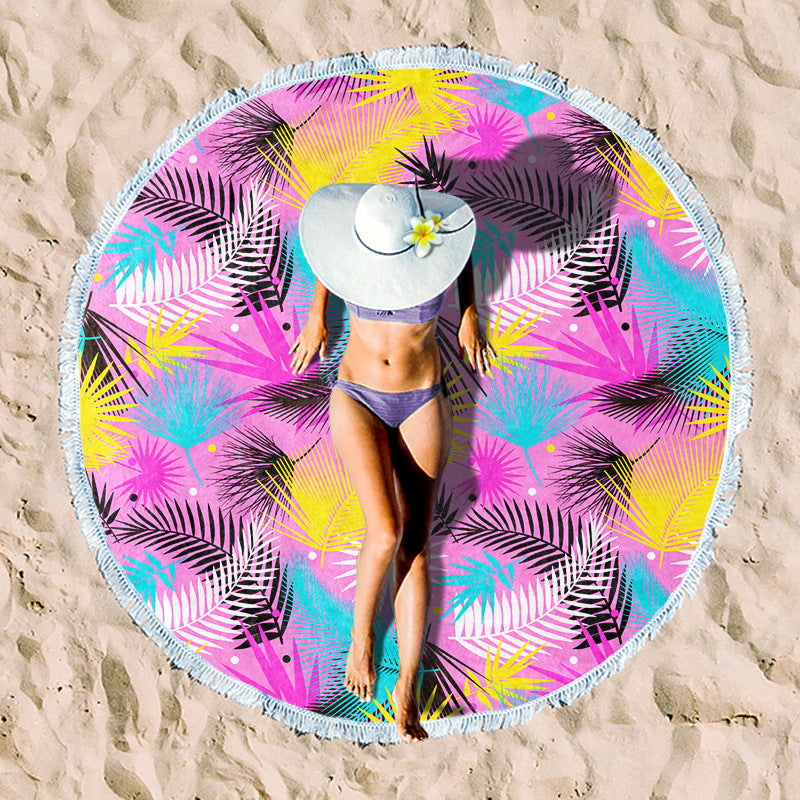 Rundstrand towel with unique sunset design Kalsten