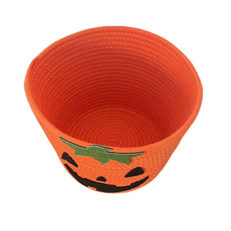 Women's Decorative Storage Basket in Pumpkin Design Kalsten