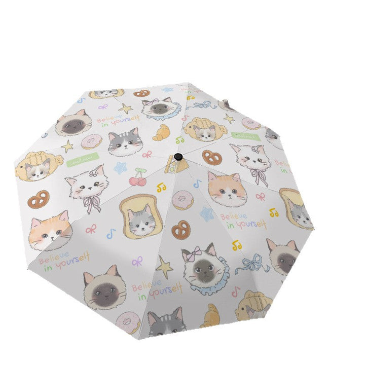 Women's umbrella with cute cat pattern Kalsten