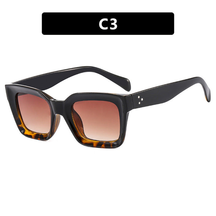Women's fashionable square sunglasses with narrow frame Kalsten