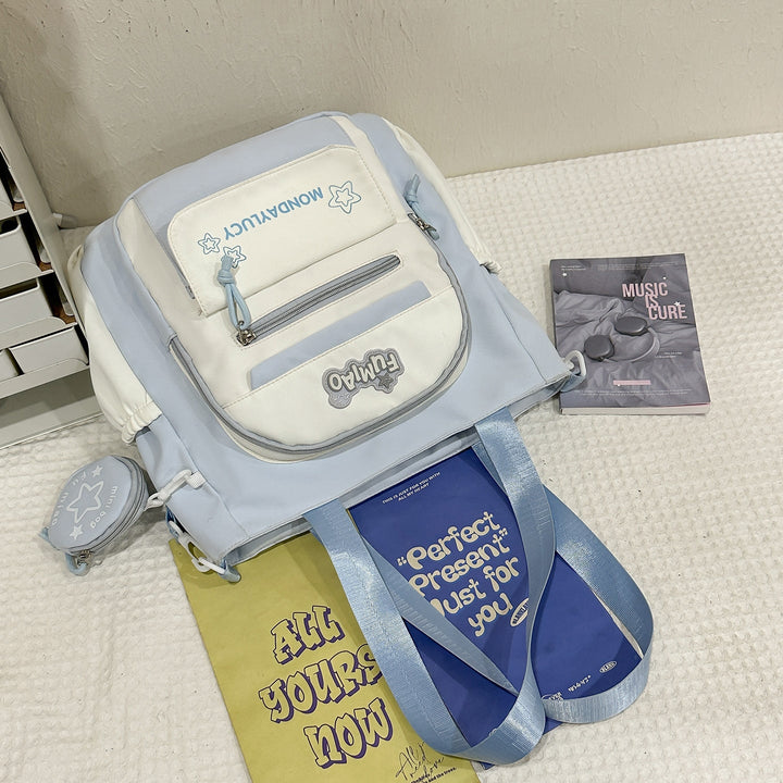 Casual Multi-Pocket School Backpack