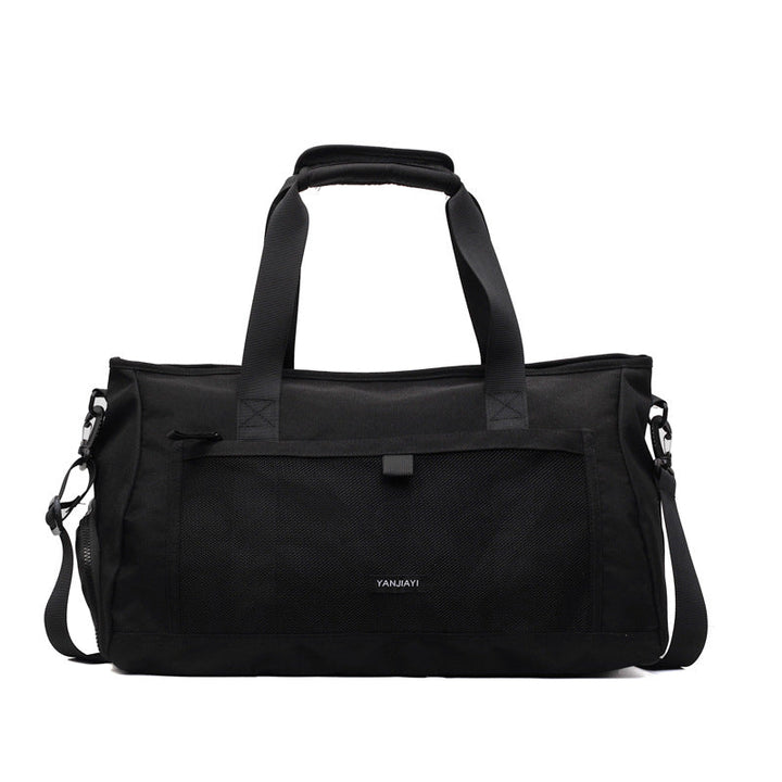 Sporty travel bag with mesh structure and practical compartments Kalsten