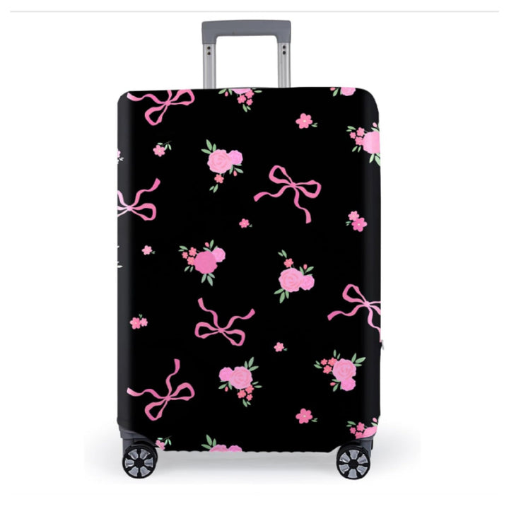 Unisex non-elastic suitcase cover with mandala motif, stretch protective cover for telescopic handle and wheels Kalsten