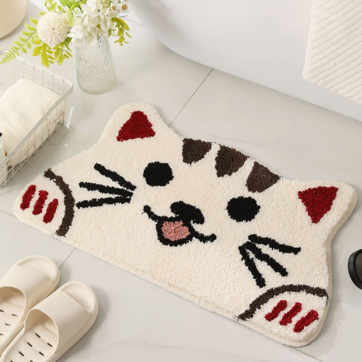 Playful Cartoon Bath Mat Kalsten
