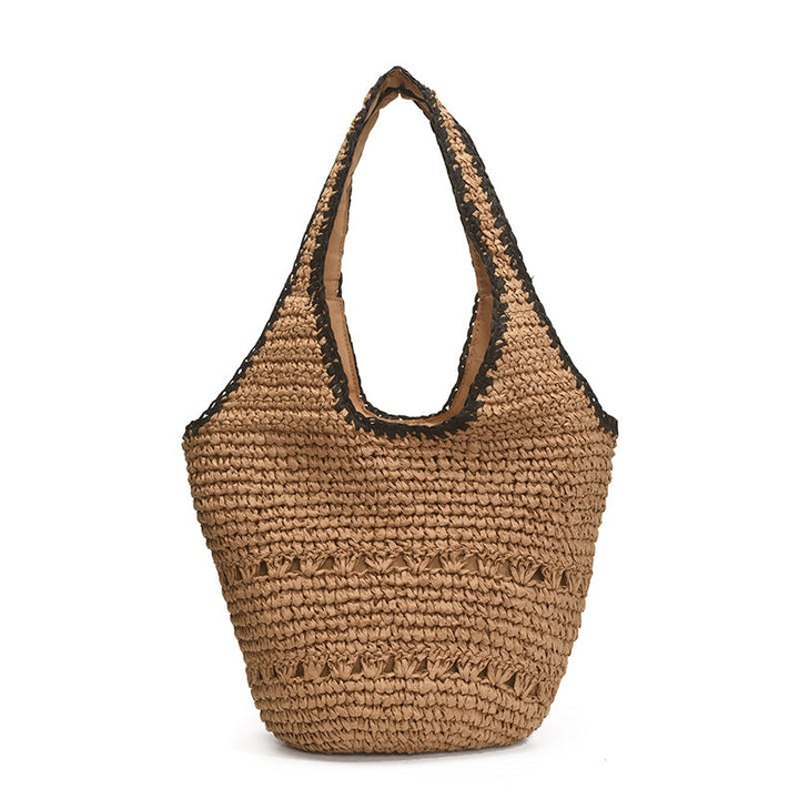 Braided tote bag with unique structure Kalsten