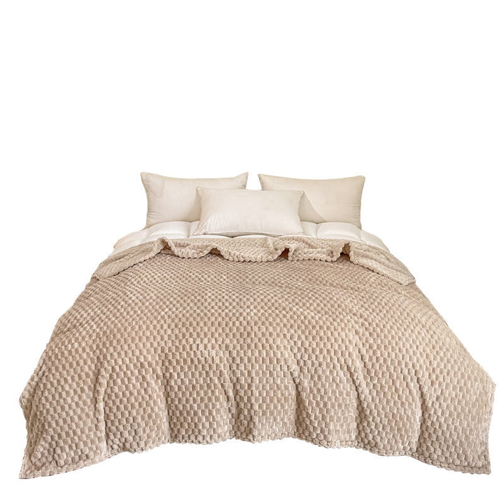 Luxurious Textured Throw Blanket Kalsten