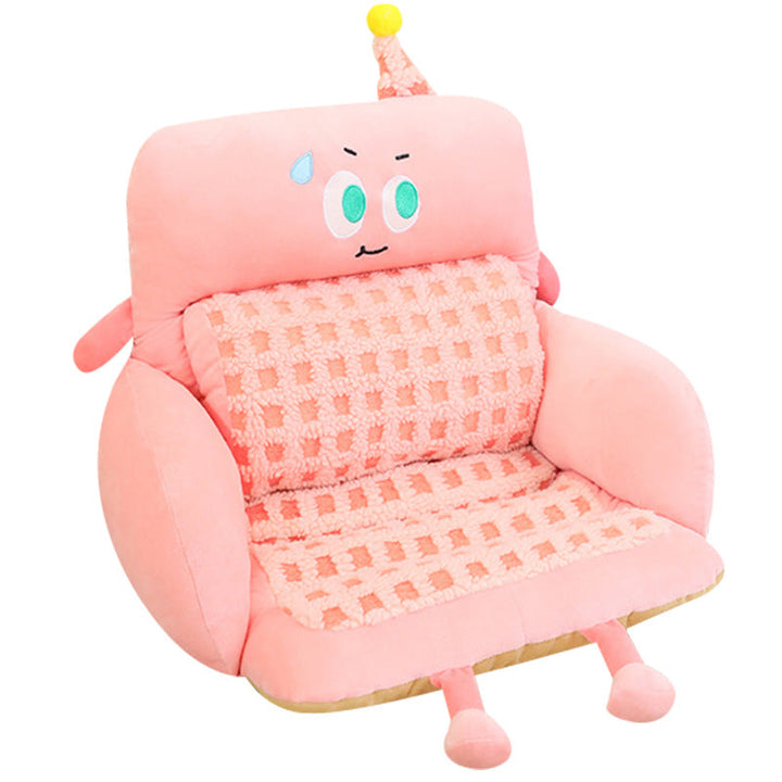 Cuddle pillow with playful face Kalsten