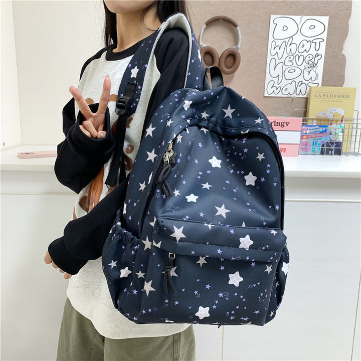 Girls' Star Patterned Backpack Kalsten