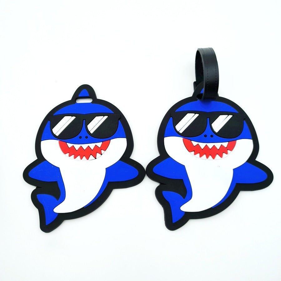 Shark-Themed Luggage Tag Kalsten
