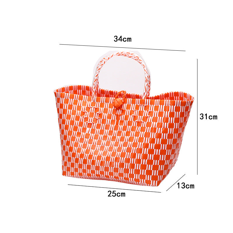 Large Capacity Woven Shopping Tote Kalsten
