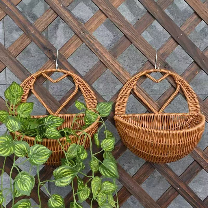 Heart-Shaped Woven Storage Basket Kalsten