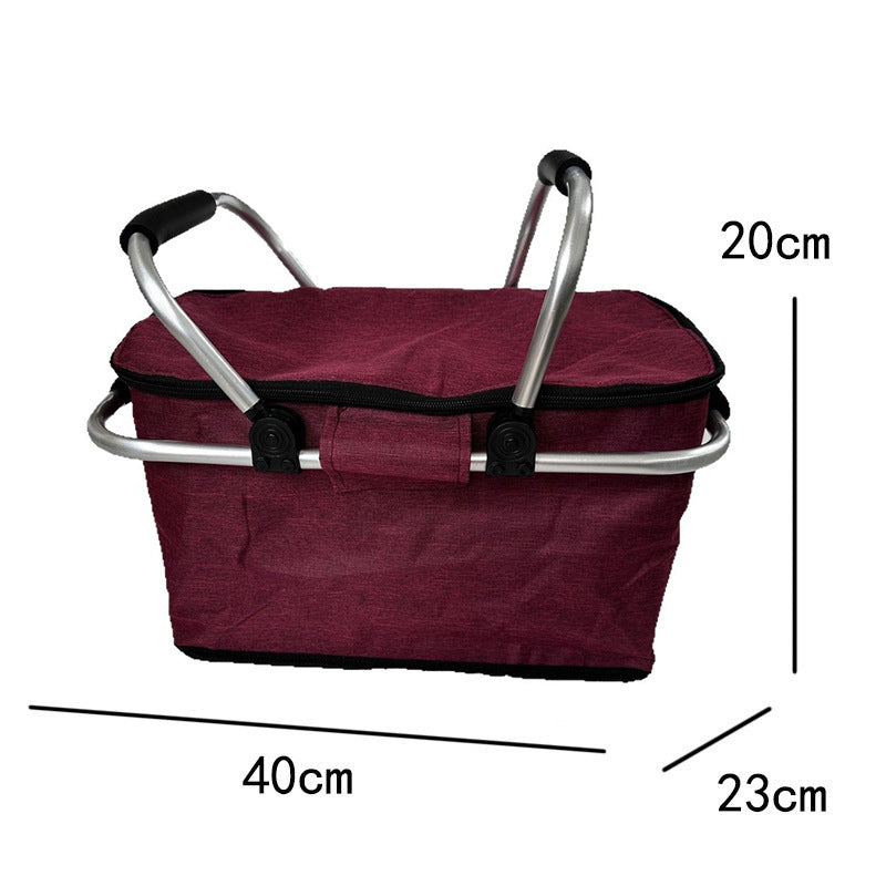 Cooler bag with sturdy aluminum frame and insulating inner lining Kalsten