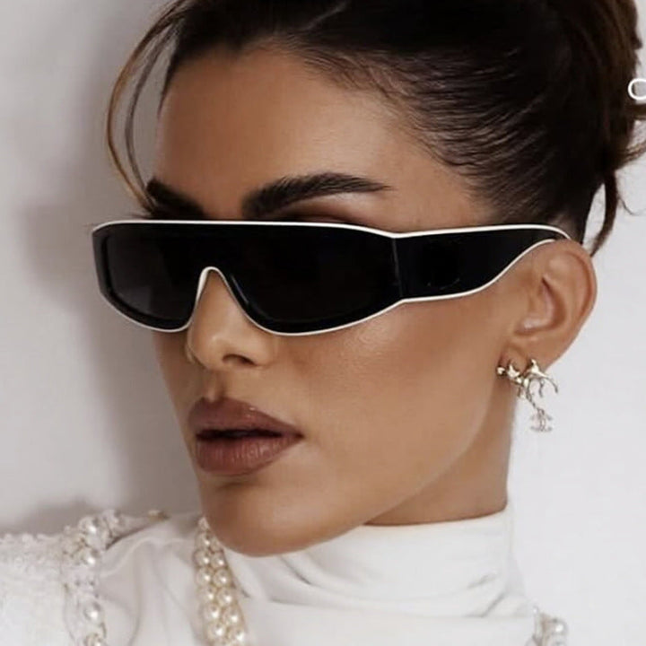 Women's fashionable sports sunglasses with an innovative design and wide frame Kalsten