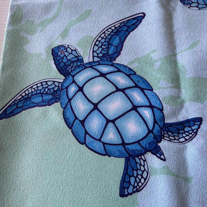 Beach towel with maritime star design Kalsten