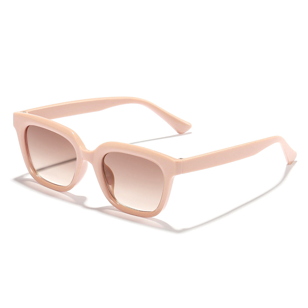 Women's Modern Square Sunglasses with Stylish Transparent Frame Kalsten