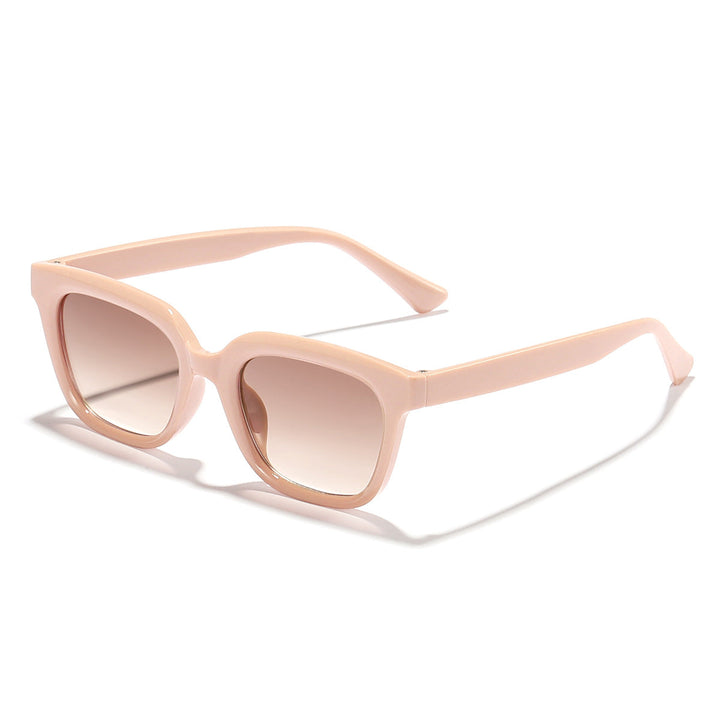 Women's Modern Square Sunglasses with Stylish Transparent Frame Kalsten