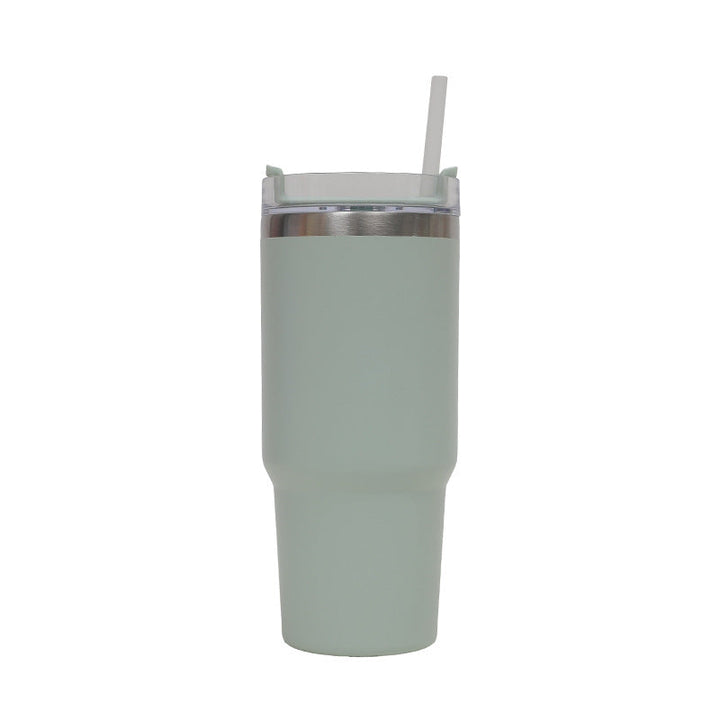 Women's Thermo Drinking Cup with Ergonomic Handle and Practical Straw Kalsten