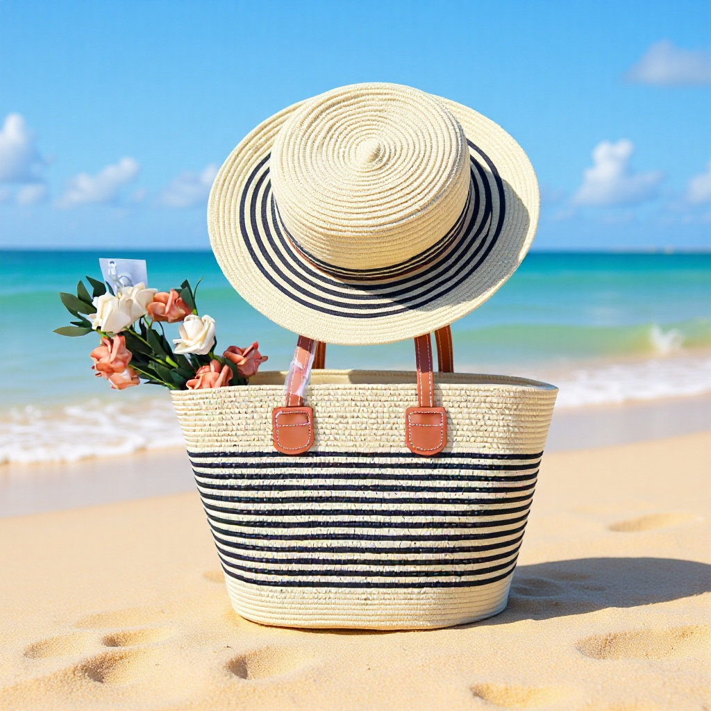 Beach bag and sun hat set Kalsten