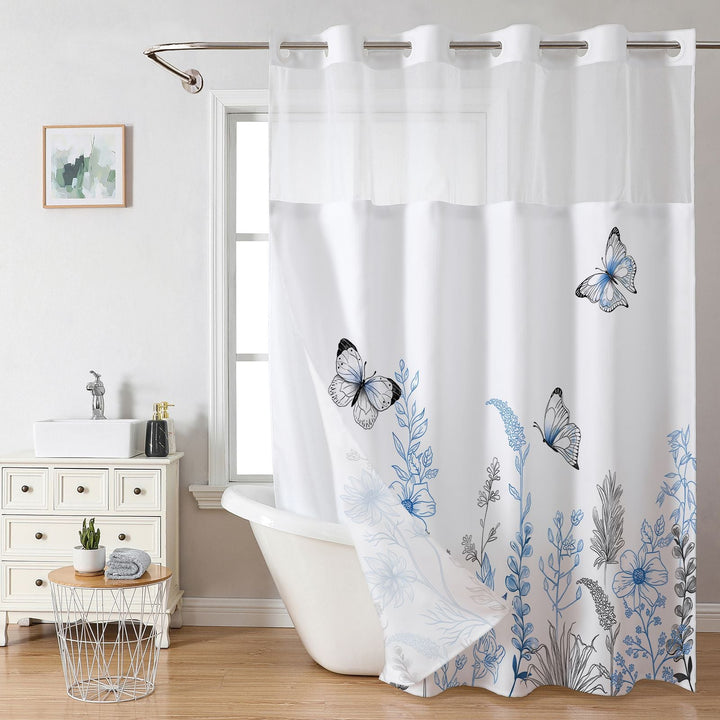 Elegant Butterfly Shower Curtain Kalsten