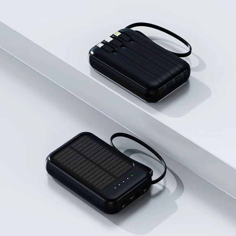 Solar-powered power bank with high capacity and multifunctional connections Kalsten