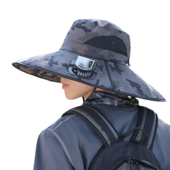 wide-brimmed outdoor sun hat with UV protection, breathable mesh, and adjustable chin strap Kalsten