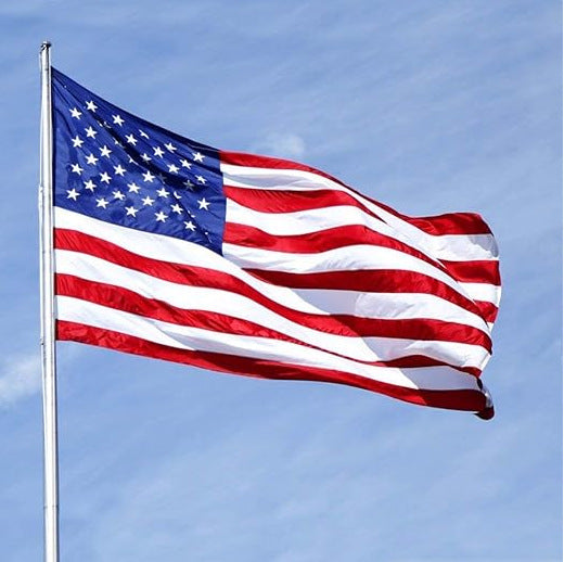 Unisex nan waterproof outdoor decoration flag with fifty stars motif and reinforced eyelets Kalsten