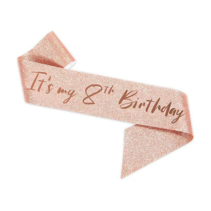 Ladies Festive 10th Birthday Decoration Ribbon Kalsten