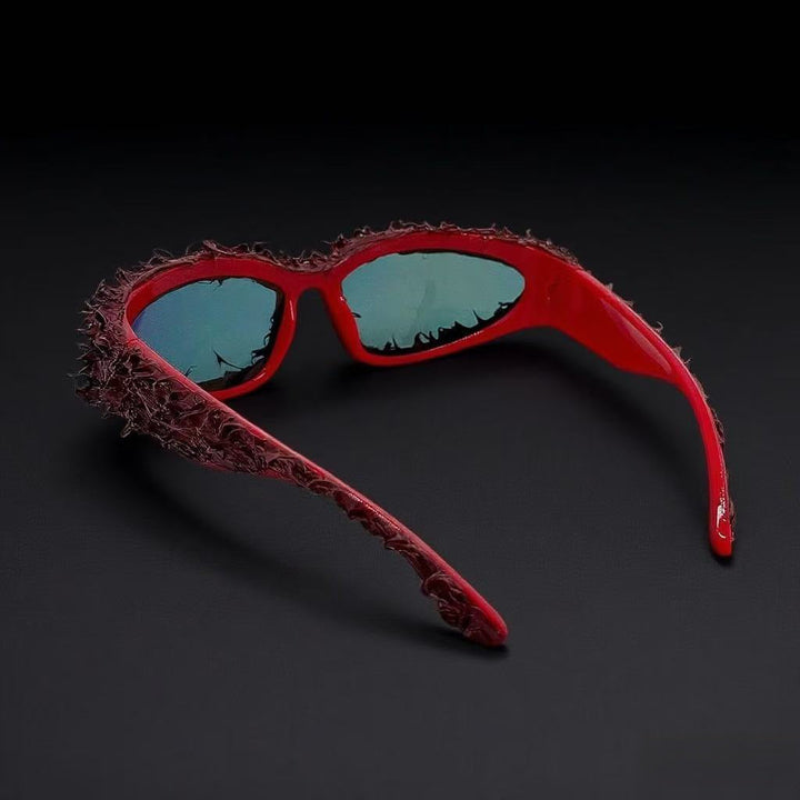 Women's sporty sunglasses with innovative, artistic frame Kalsten