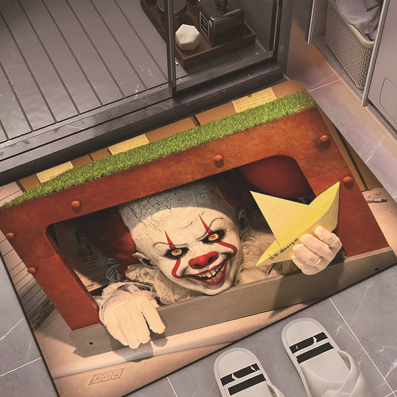 Scary Horror-Themed Floor Mat Acalora