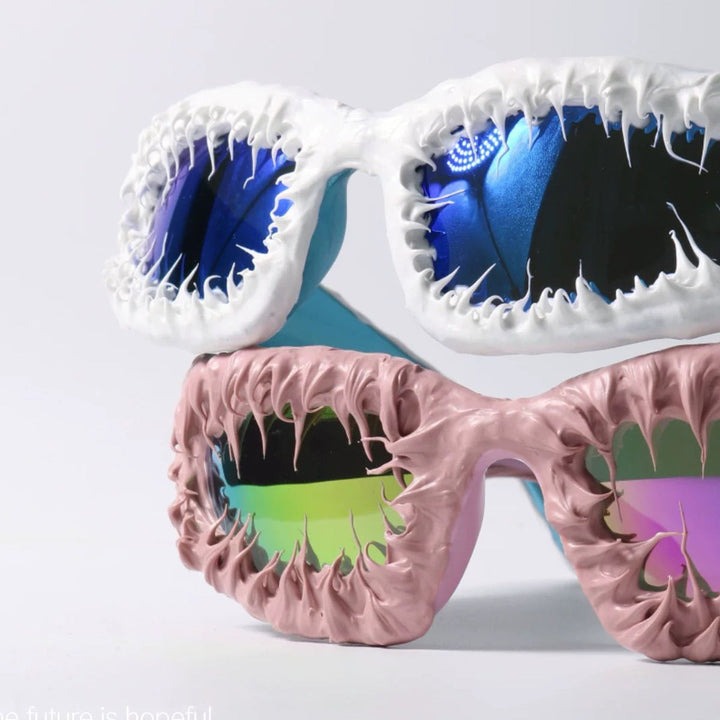 Women's creative design sunglasses with unique structured frame Kalsten