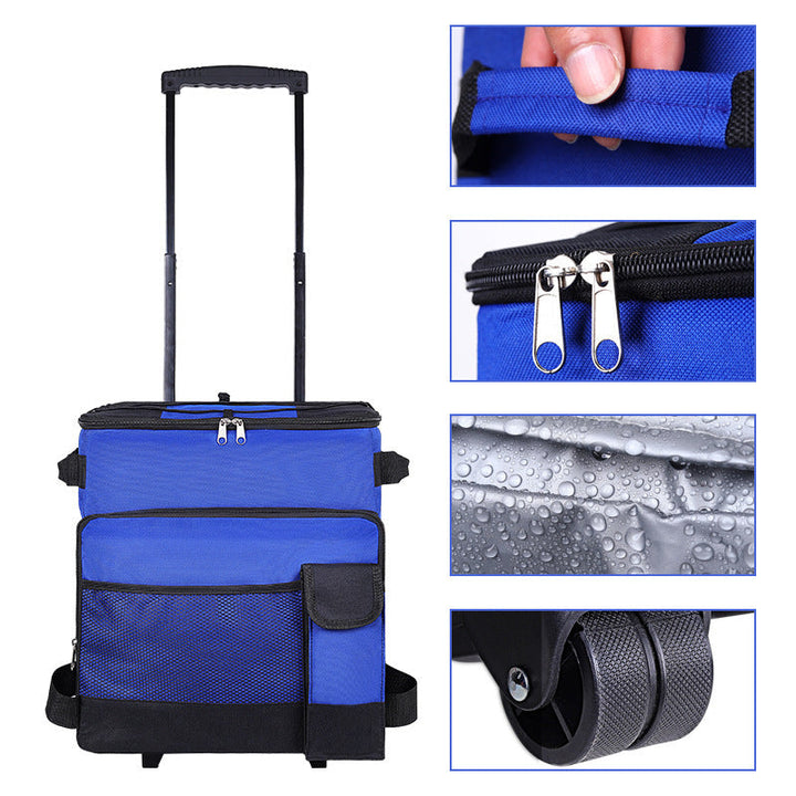 Ladies multifunctional cooler bag with trolley Kalsten