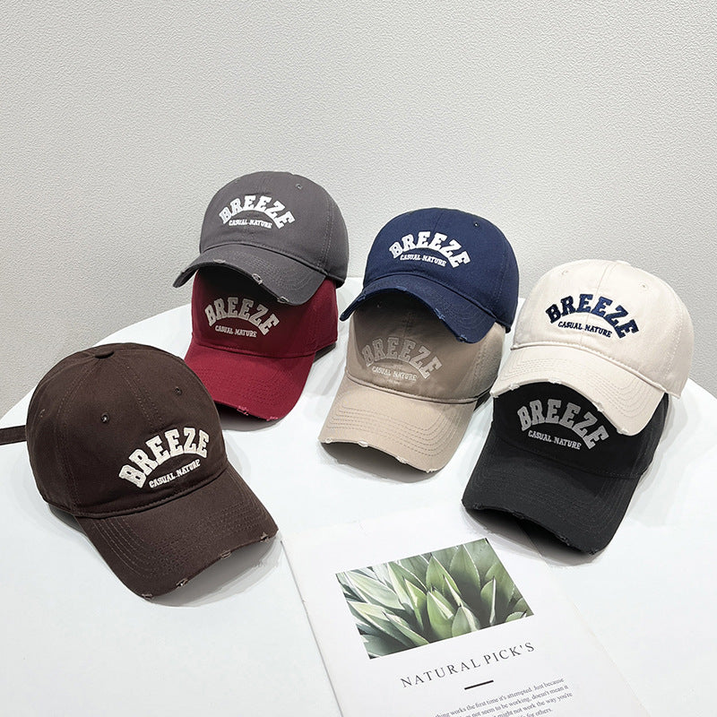 Men's Casual Distressed Cotton Cap Kalsten