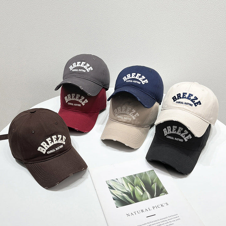 Men's Casual Distressed Cotton Cap Kalsten