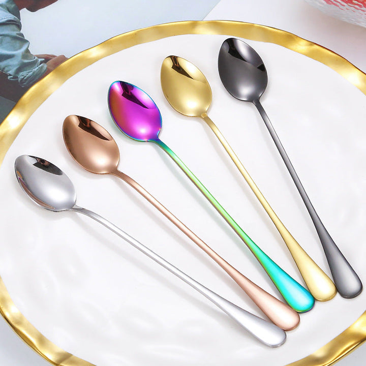 Elegant teaspoon with polished gold surface Kalsten