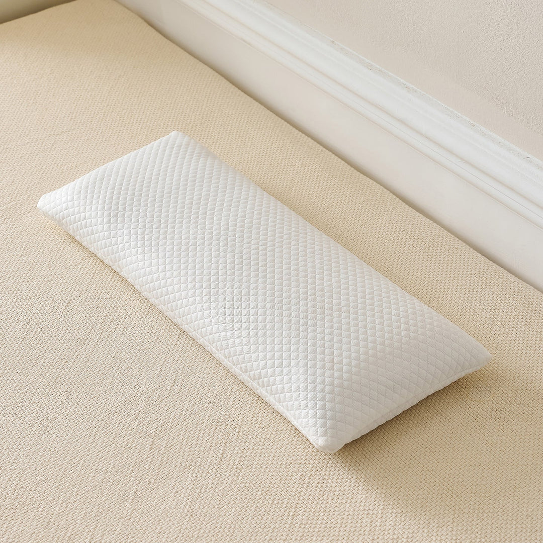 Long-format neck support pillow with breathable cover Kalsten